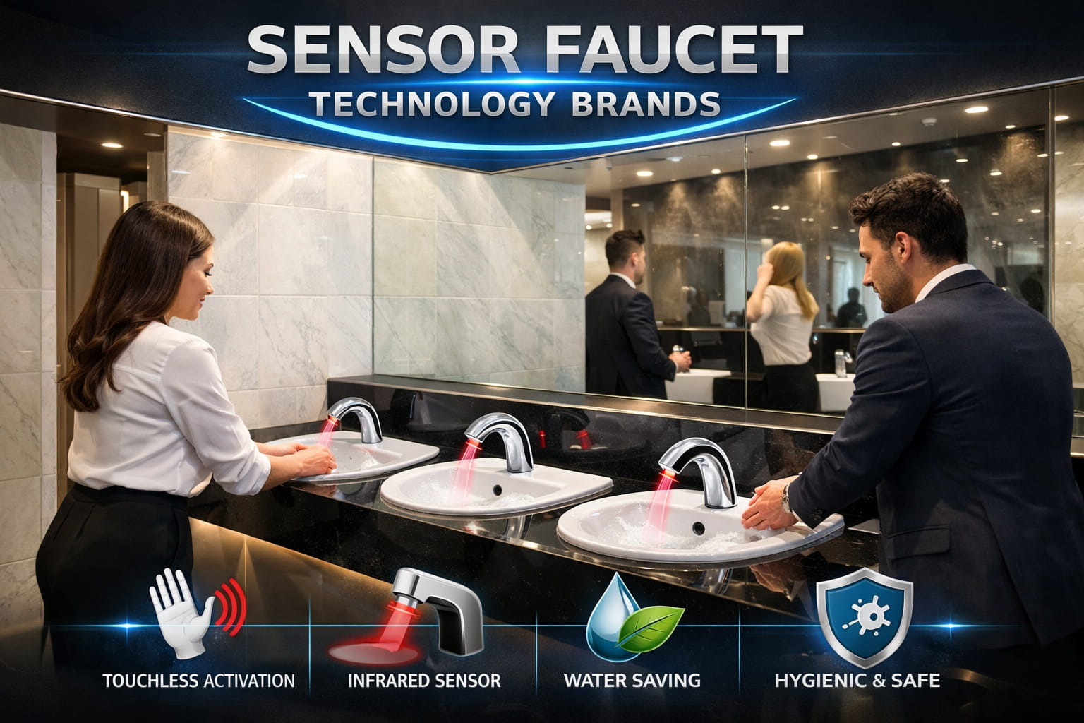 Sensor faucet technology brands