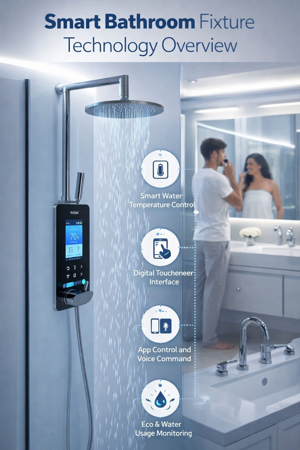 Smart bathroom fixture technology overview