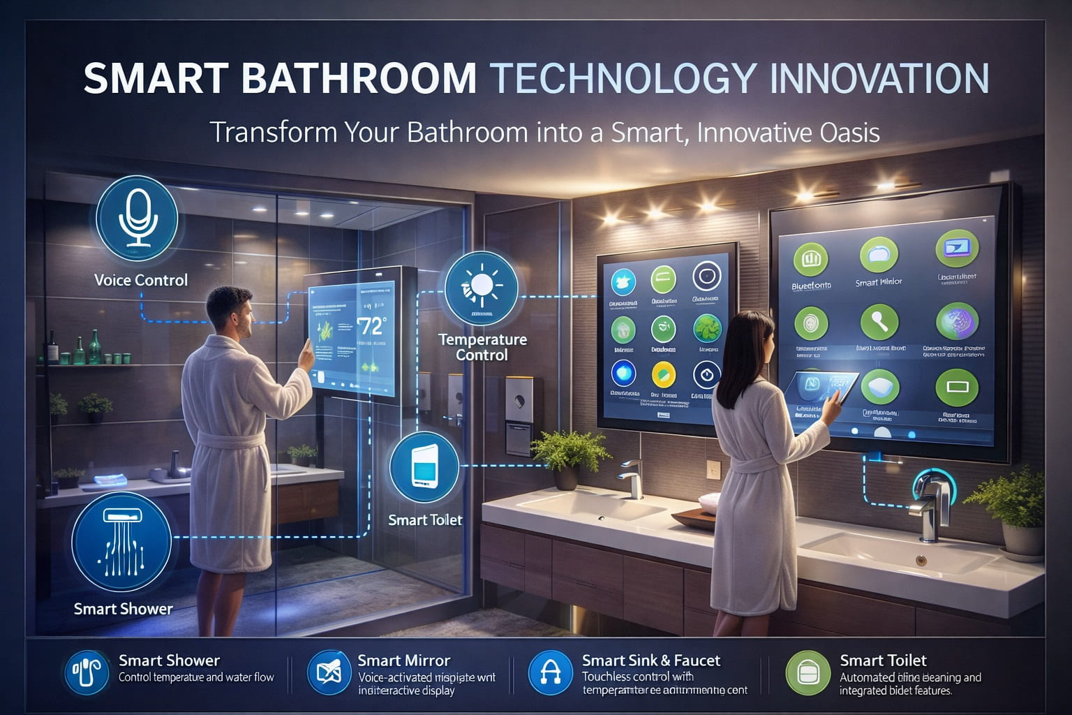 Smart bathroom technology innovation