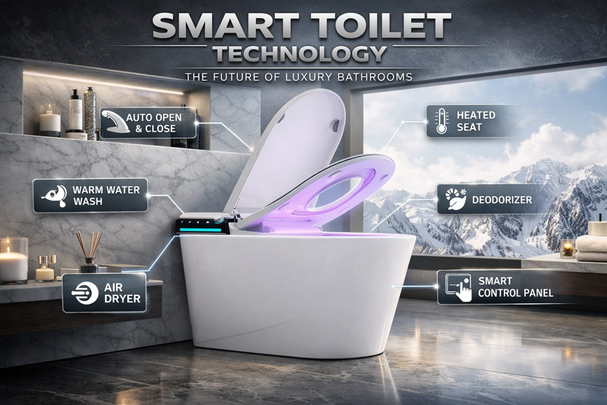 Smart toilet technology